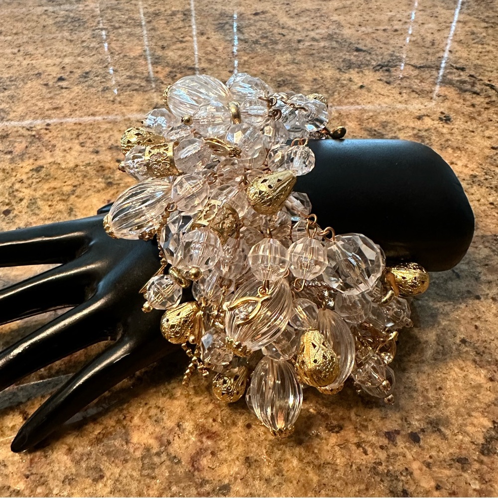 Crystal bracelet with Gold Accents